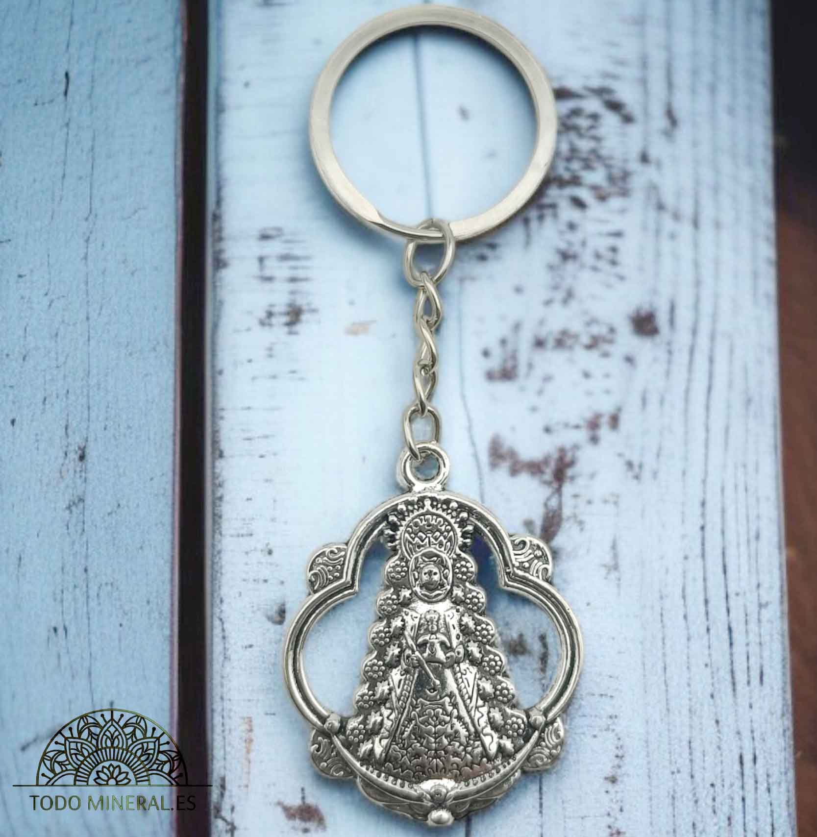 Llavero Metal Virgen Del Rocio - TODOMINERAL