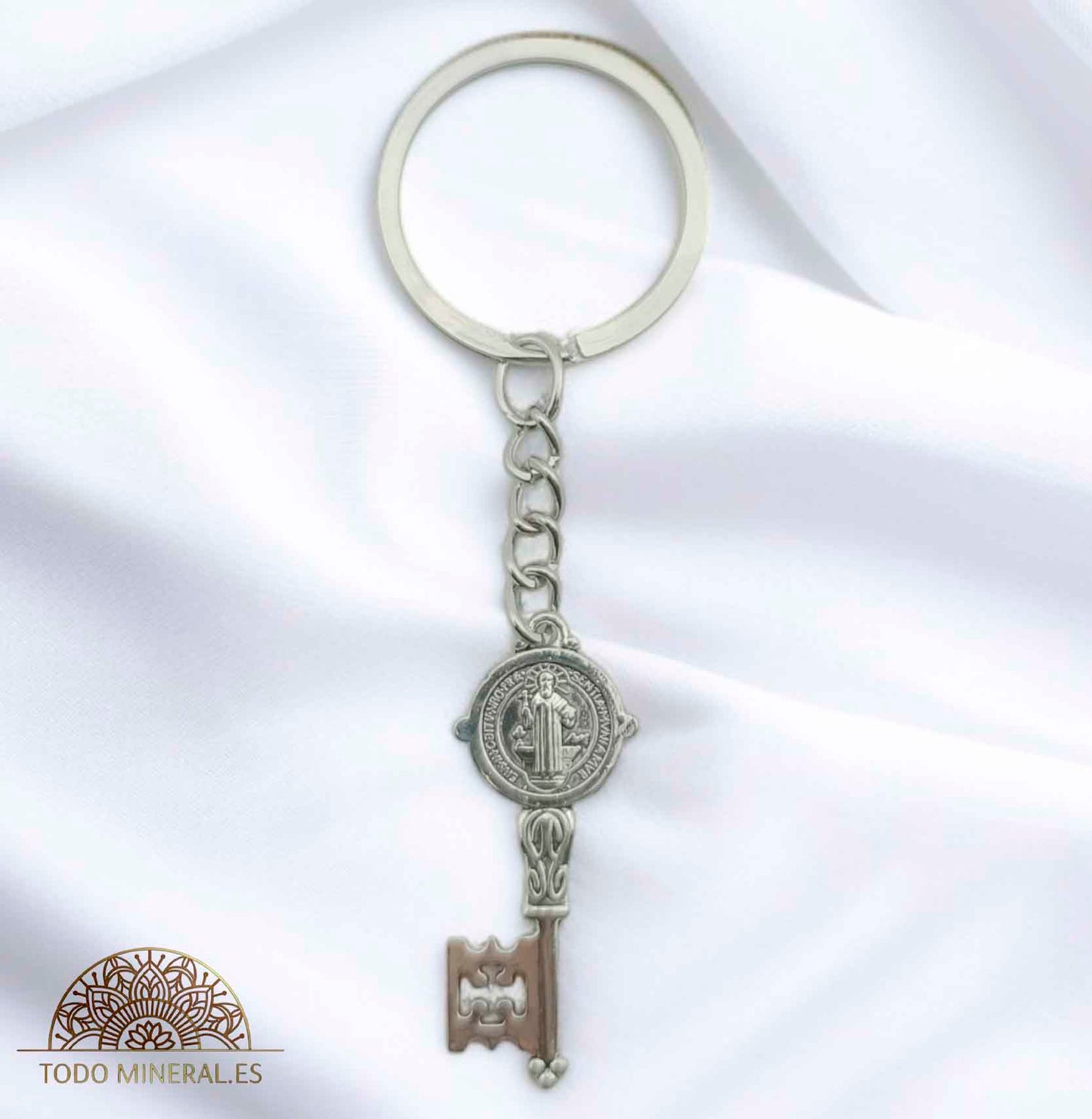 Llavero Metal Llave San Benito - TODOMINERAL