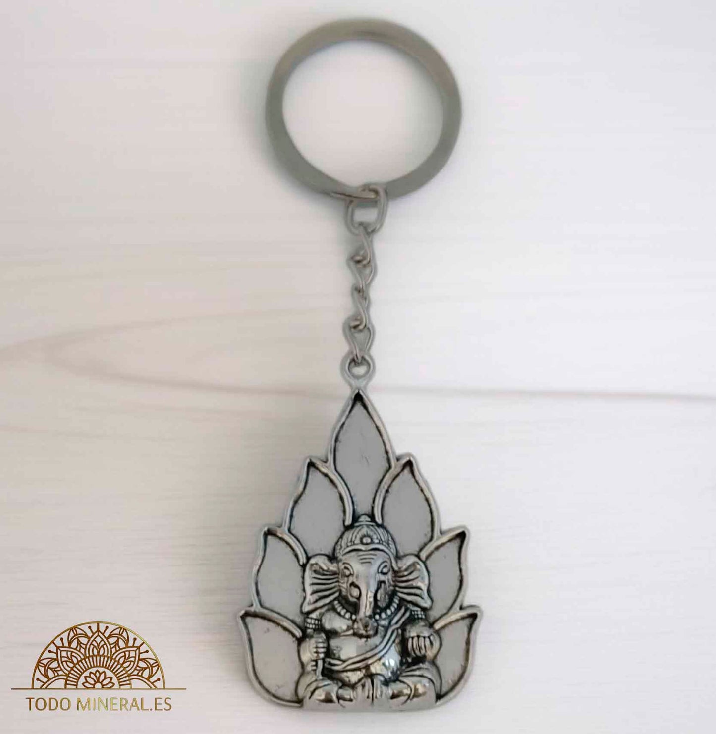 Llavero Metal Ganesha - TODOMINERAL