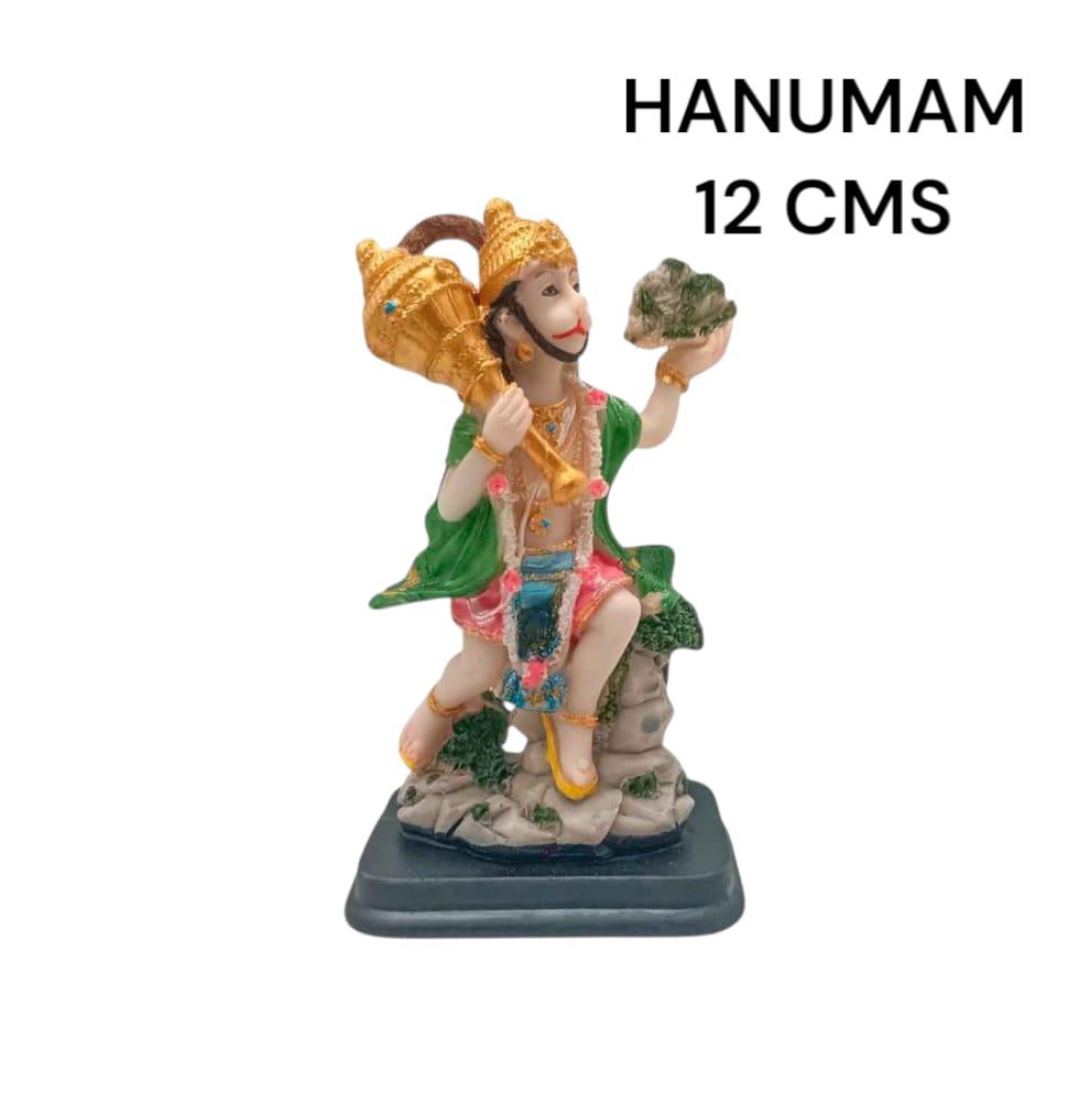 Figura En Resina Hanuman 12 Cms Apox TODOMINERAL