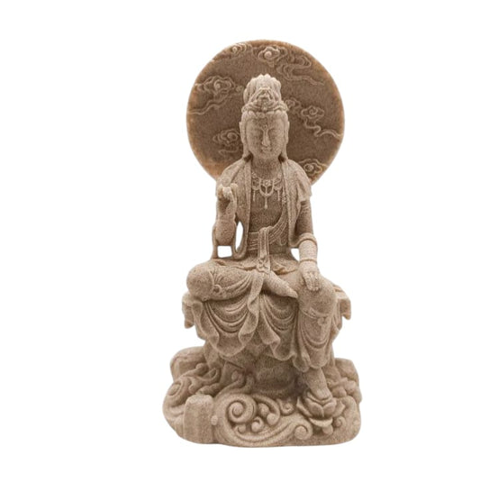 Figura En Resina Quan Ying 19x10 Cms