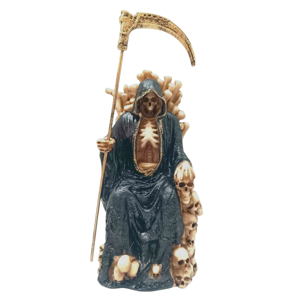 Figura En Resina Santa Muerte 17 cms (ELIGE COLOR) TODOMINERAL