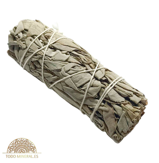 Atado De Salvia blanca Peso 30 gramos 10,5 Cms - TODOMINERAL