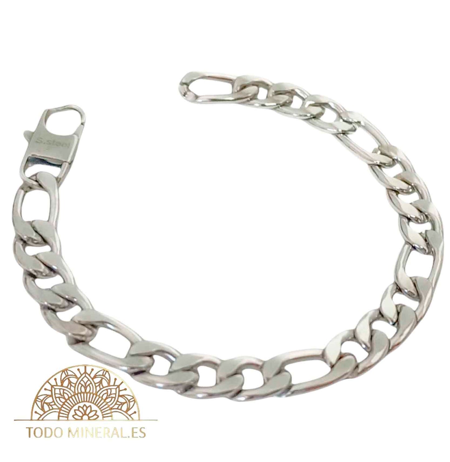 Pulsera Acero Eslabones 10 mm Y 23 Cms Aprox PULSERA ACERO