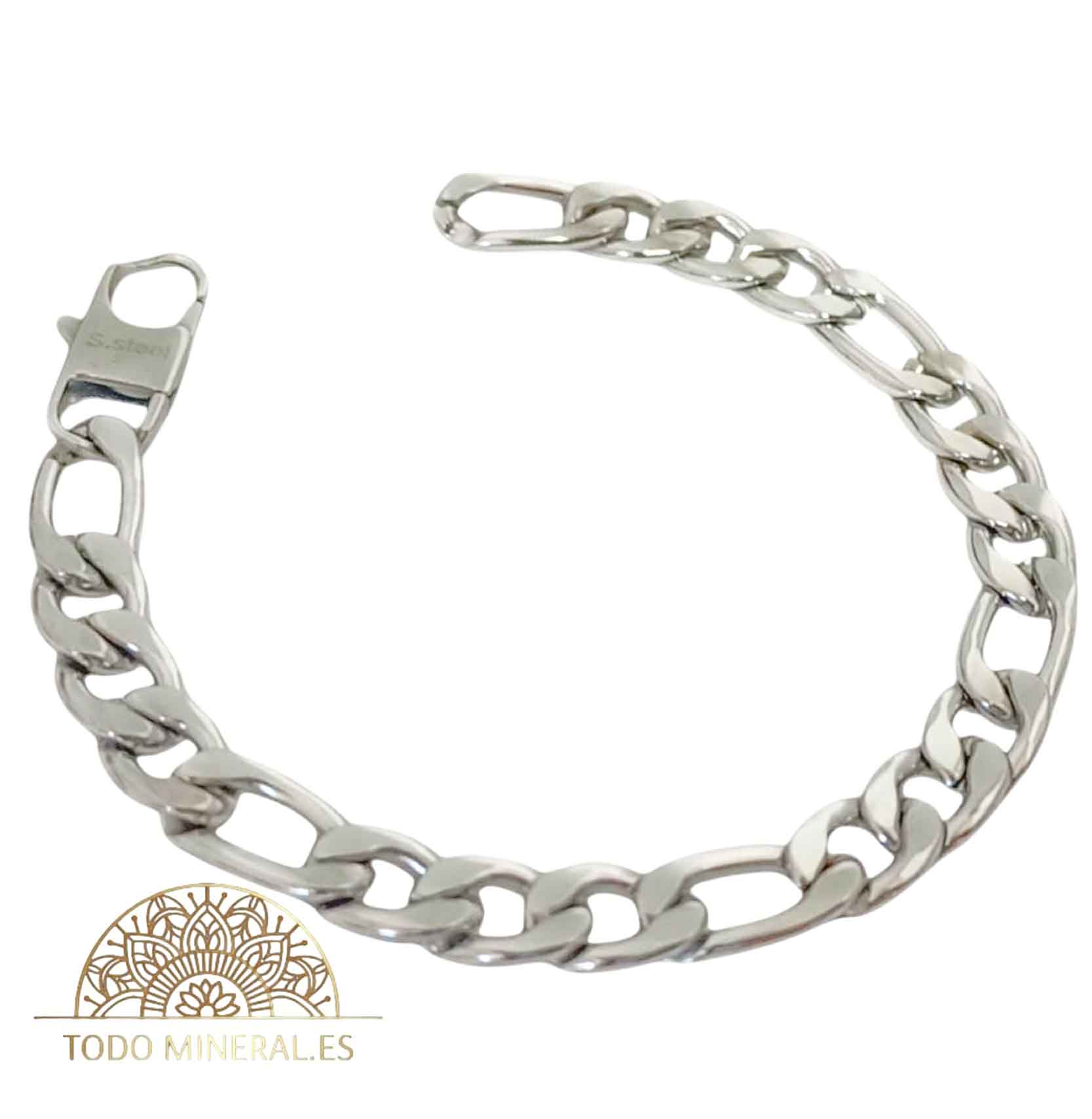 Pulsera Acero Eslabones 10 mm Y 23 Cms Aprox PULSERA ACERO