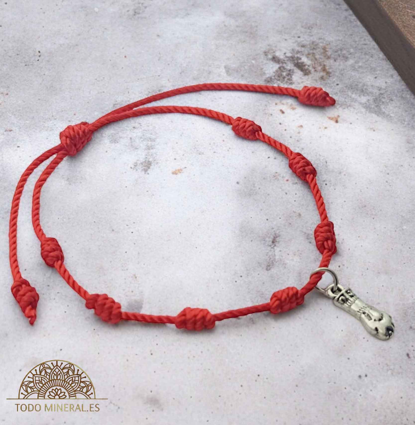 Pulsera 7 Nudos Ajustable Con Dije Figa - TODOMINERAL