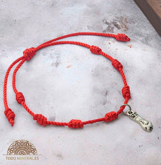 Pulsera 7 Nudos Ajustable Con Dije Figa - TODOMINERAL