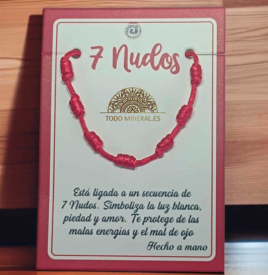 Pulsera 7 Nudos Ajustable - TODOMINERAL