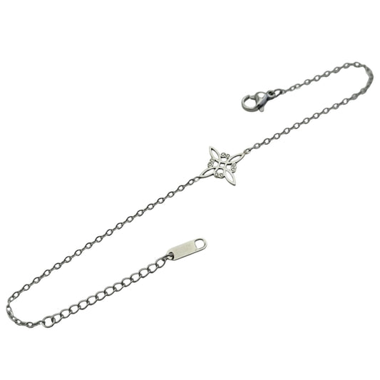 Pulsera Acero Proteccion Nudo De Bruja 18 Cms Aprox PULSERA ACERO
