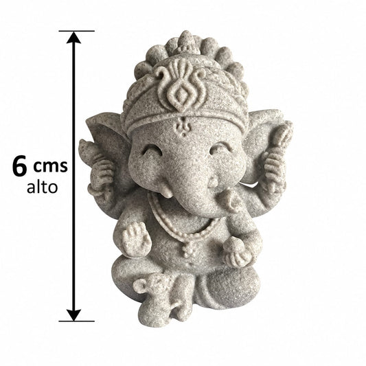Figura En Resina Bebe Ganesha 6 Cms TODOMINERAL