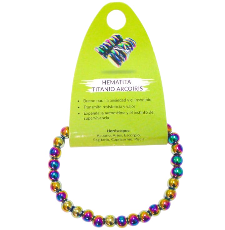 Pulsera Elastica Piedra Natural 6 mm ELIGE TU MINERAL FAVORITO PULSERAS MINERALES