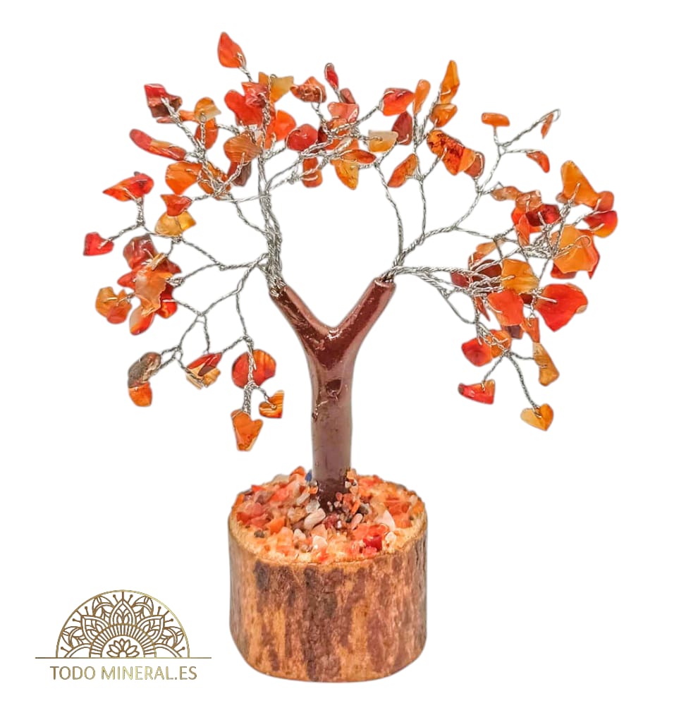 Arbol Mineral 100 Piedras De Chips 10  Cms Aprox - TODOMINERAL