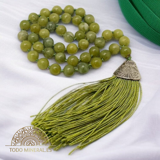 Codigo Sagrado 45 Cuentas Jade Vietnamita 8 mm TODOMINERAL