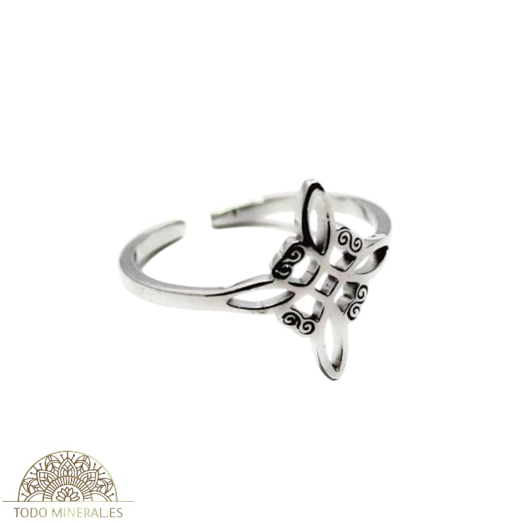 Anillo Adaptable Acero Nudo De Bruja 61013-03 TODOMINERAL