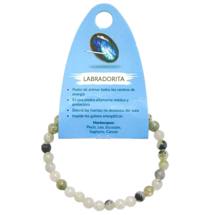 Pulsera Elastica Piedra Natural 6 mm ELIGE TU MINERAL FAVORITO PULSERAS MINERALES