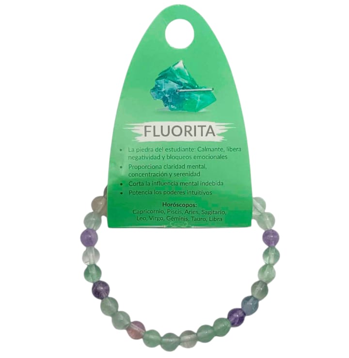 Pulsera Elastica Piedra Natural 6 mm ELIGE TU MINERAL FAVORITO PULSERAS MINERALES