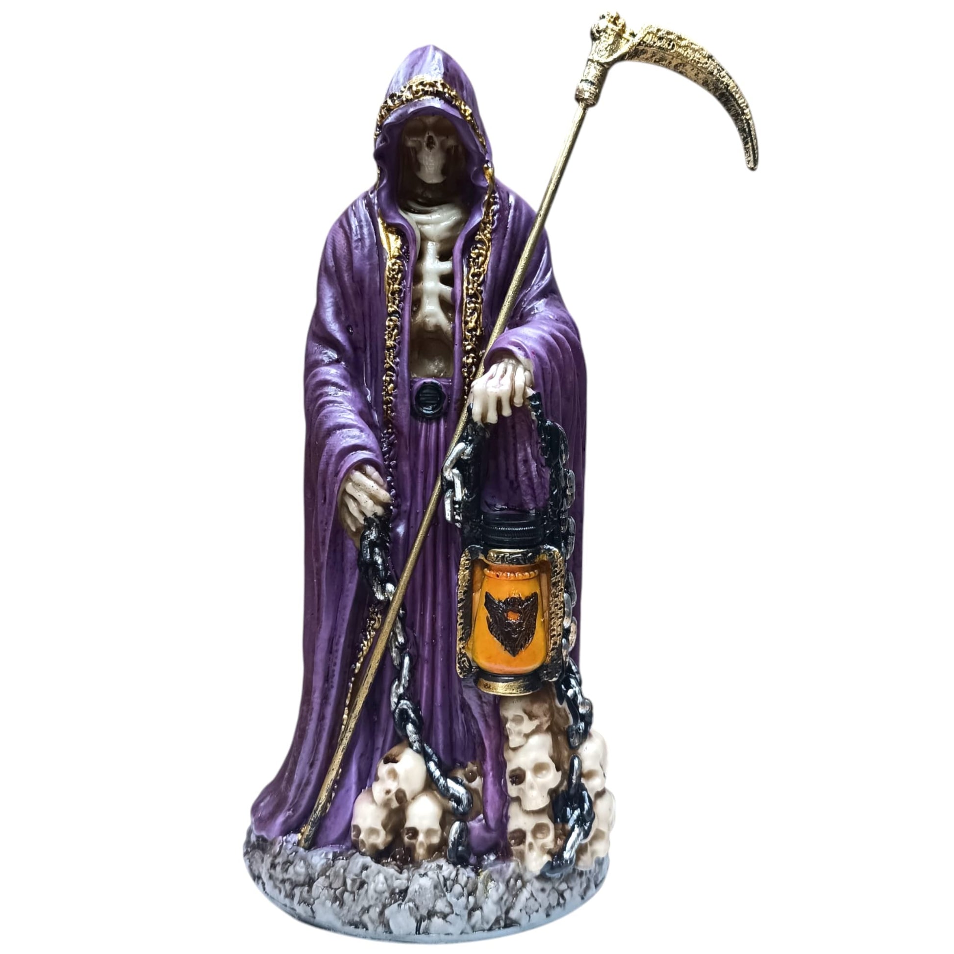 Figura En Resina Santa Muerte 25 Cms Aprox ELIGE COLOR TODOMINERAL