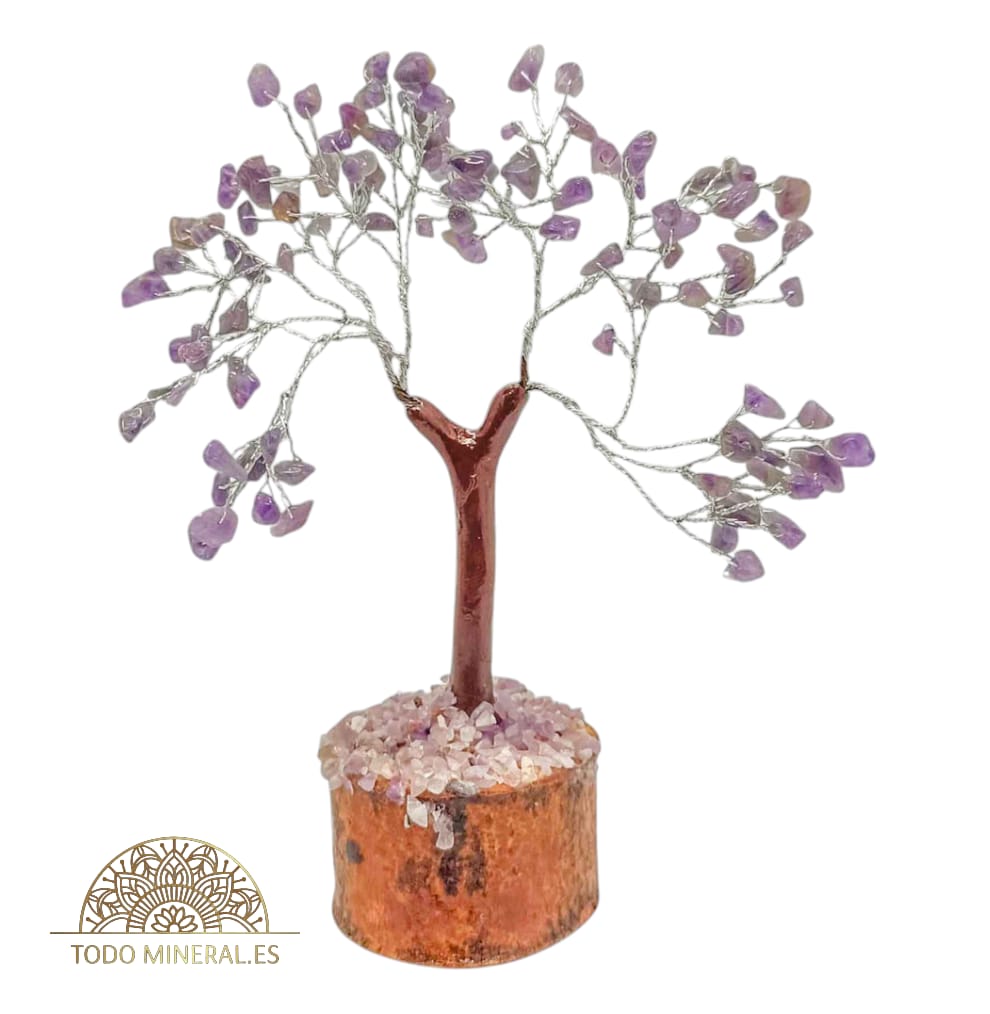 Arbol Mineral 100 Piedras De Chips 10  Cms Aprox - TODOMINERAL