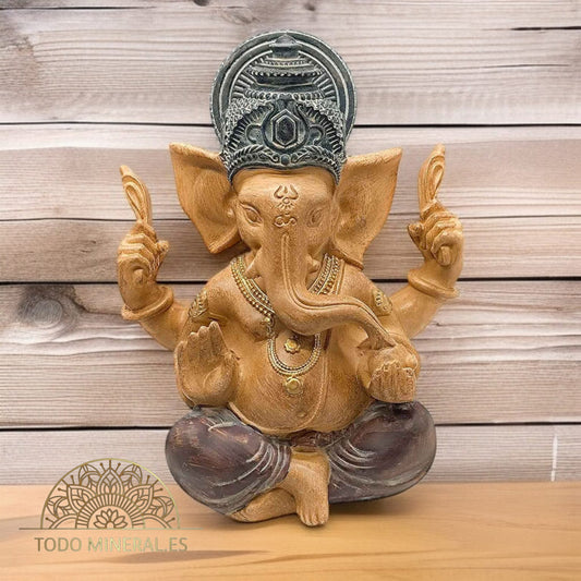 Figura Resina Ganesha 25 Cms Aproximadamente TODOMINERAL