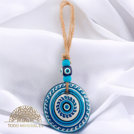 Colgante Para Pared Ojo Turco 23x8 Cms TODOMINERAL