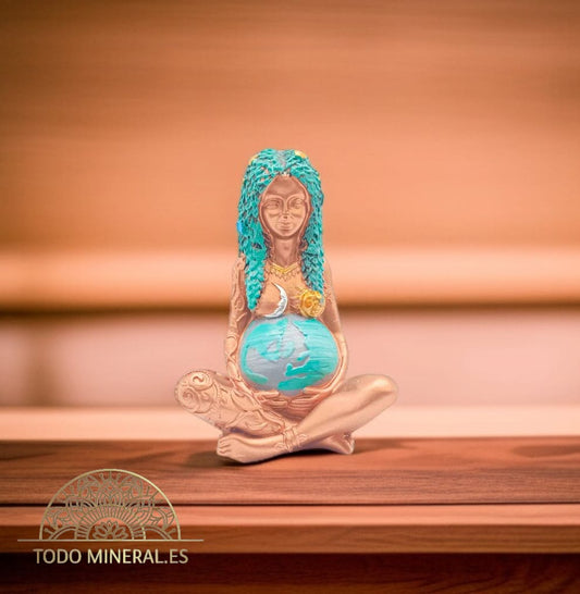 Figura Resina Madre Tierra 7x5 Cms TODOMINERAL