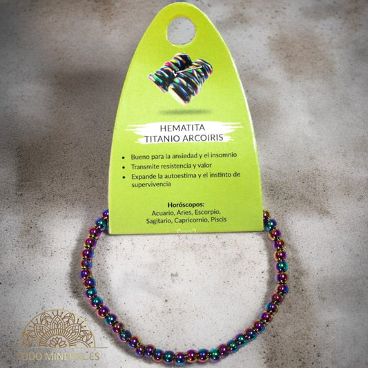 Pulsera Piedra Natural Piedra Hematite Multi PULSERAS MINERALES