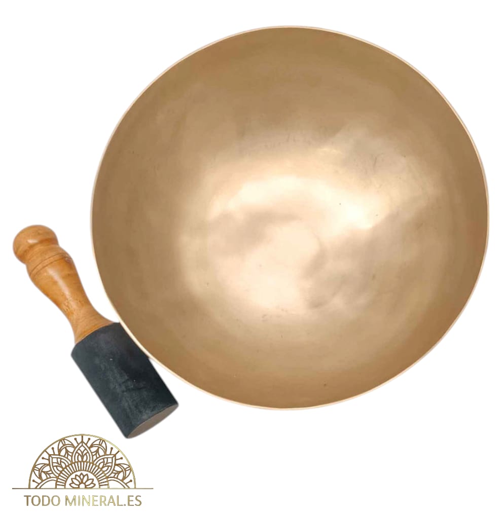 Cuenco Tibetano 7 Metales Modelo Alta Calidad 25 Cms (Incluye Mazo) TODOMINERAL