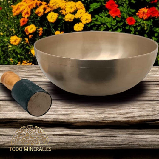 Cuenco Tibetano 7 Metales Modelo Alta Calidad 25 Cms (Incluye Mazo) TODOMINERAL
