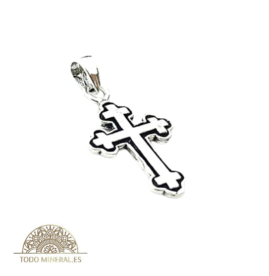 Colgante Cruz Plata 925  24X14 mm TODOMINERAL
