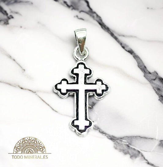 Colgante Cruz Plata 925  24X14 mm TODOMINERAL