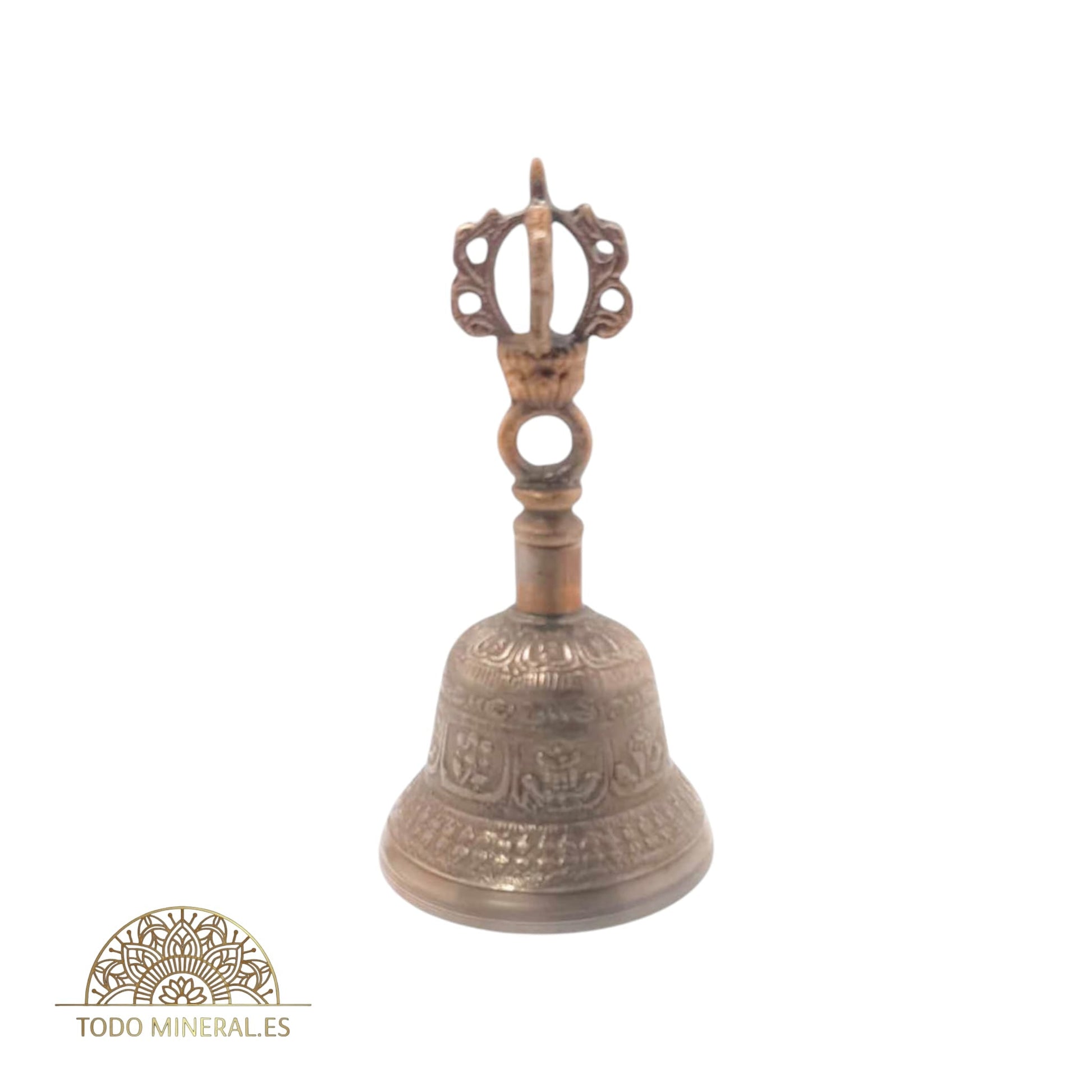 Campana Tibetana Metal  12x6 Cms TODOMINERAL