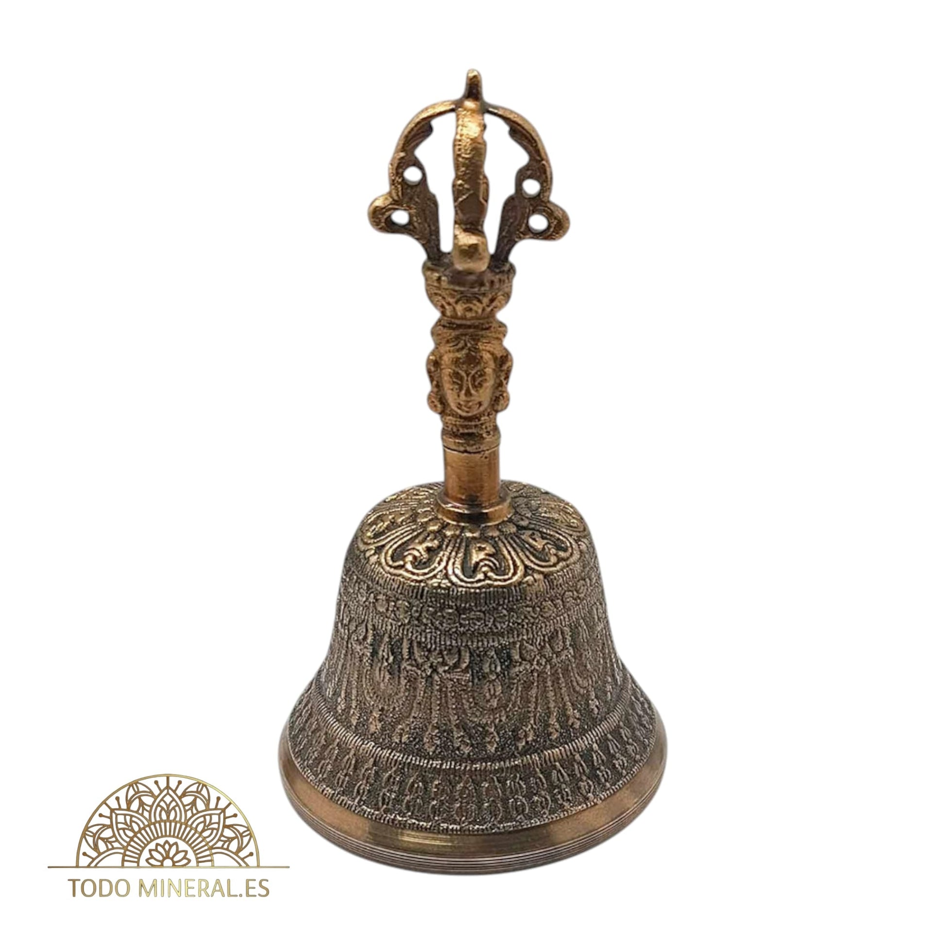 Campana Tibetana Metal  15x8 Cms TODOMINERAL