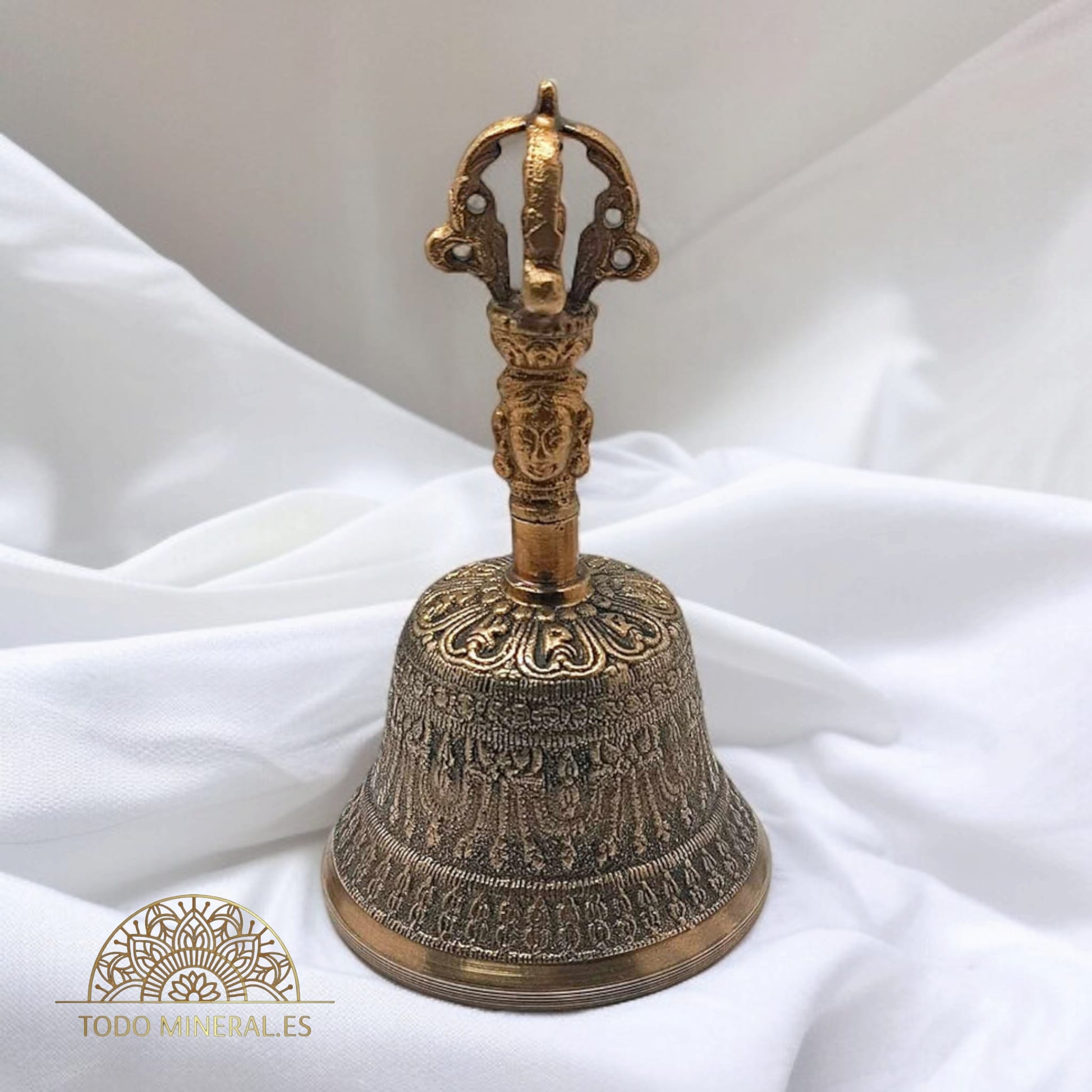 Campana Tibetana Metal  15x8 Cms TODOMINERAL