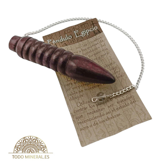 Péndulo Egipcio De Madera 7 Cms Aproximadamente PENDULOS