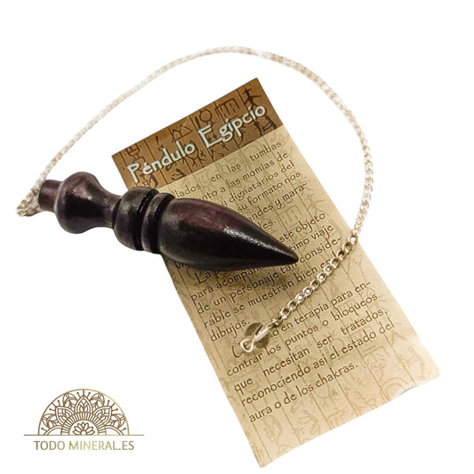 Péndulo Egipcio De Madera 7 Cms Aproximadamente PENDULOS