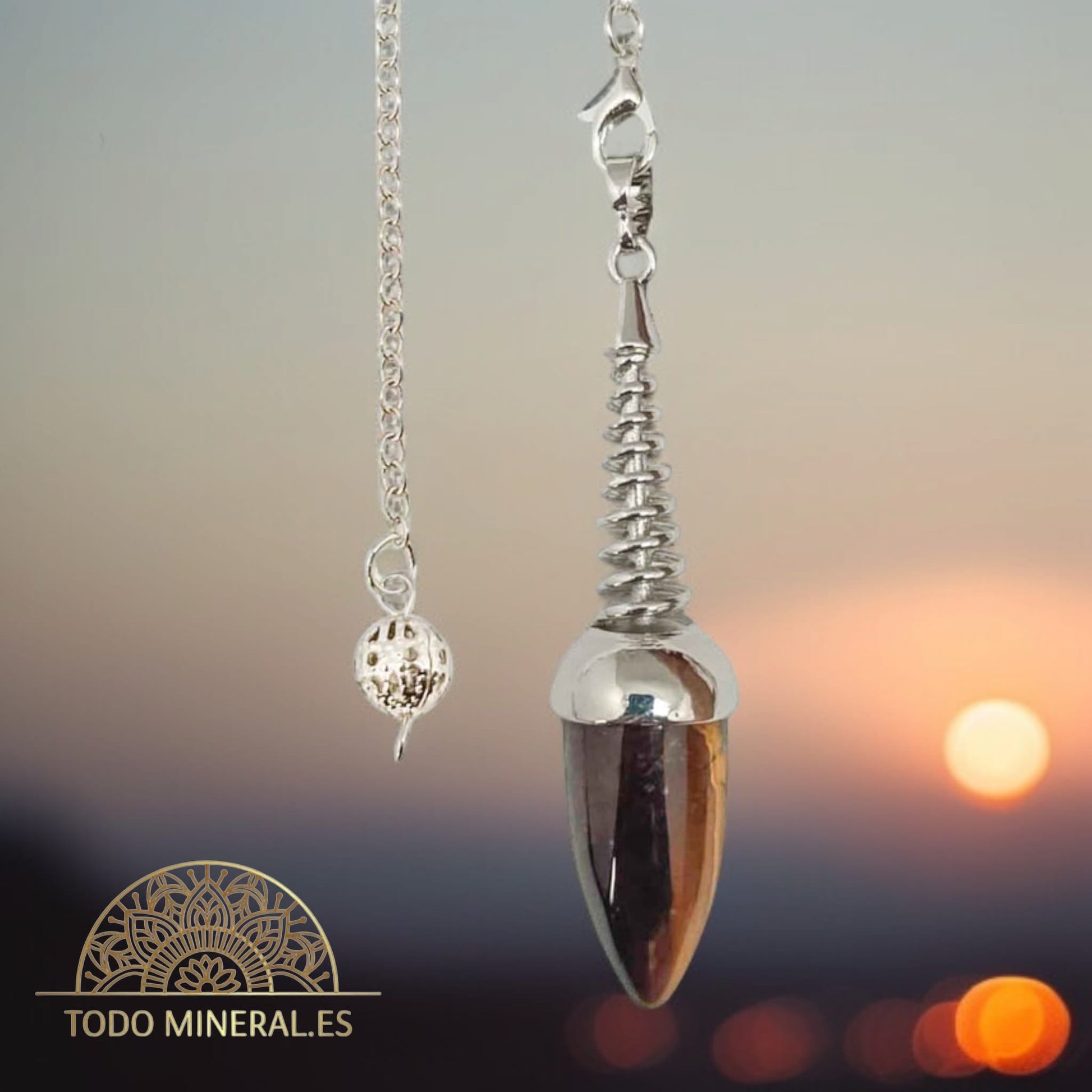 Péndulo Bellota Mineral Ojo De Tigre PENDULOS
