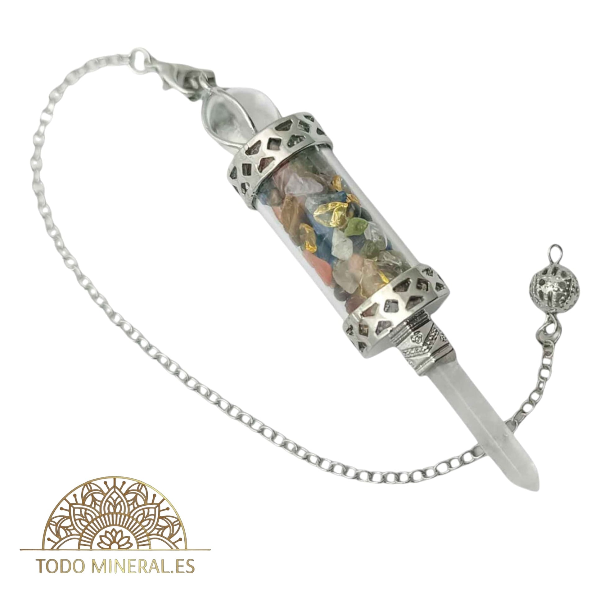 Péndulo Varita De Poder Chip 7 Chakras PENDULOS