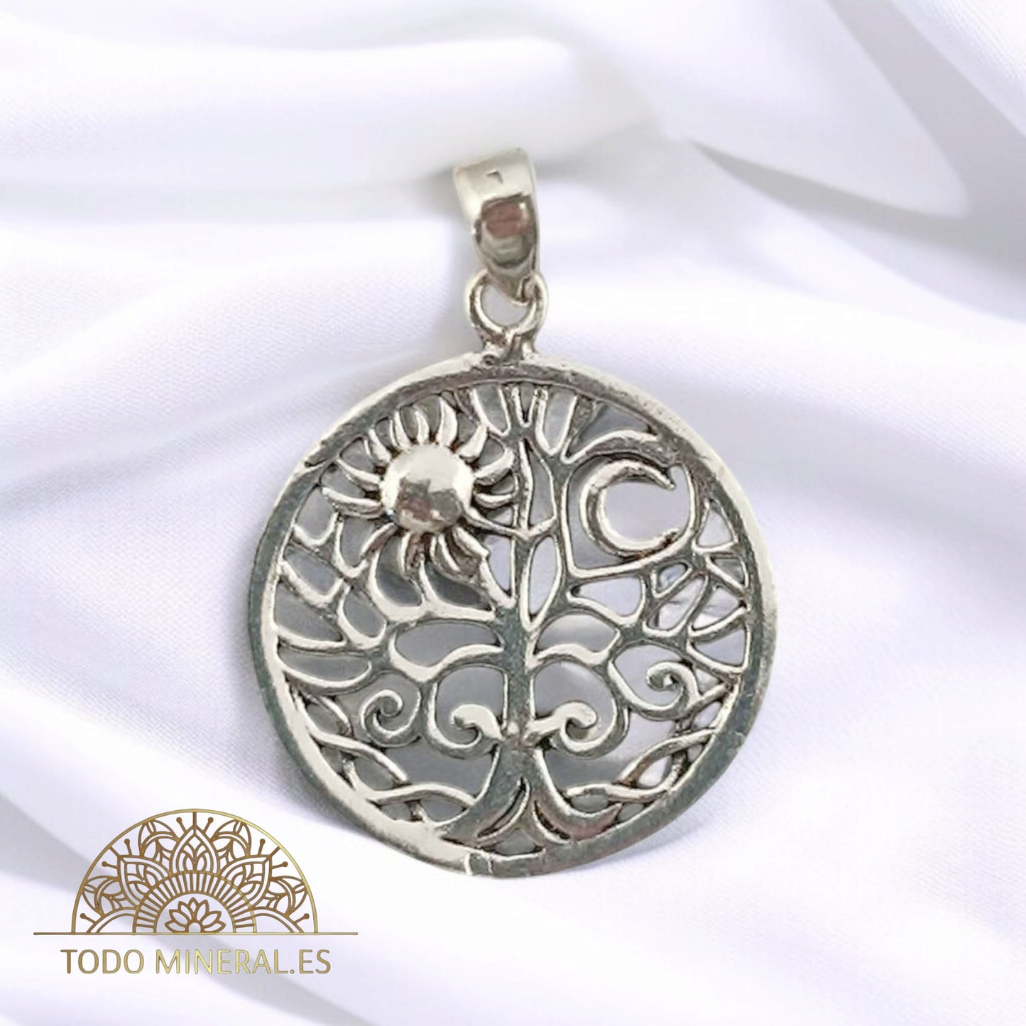Colgante Plata 925 Árbol De La Vida 20 mm TODOMINERAL