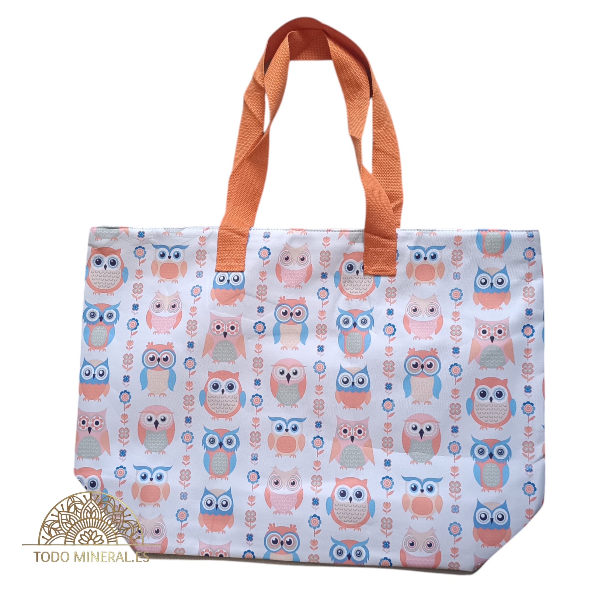 Bolsa Playa Buho Hogar 55x40 Cms Aporx Incluye Modedero A juego TODOMINERAL