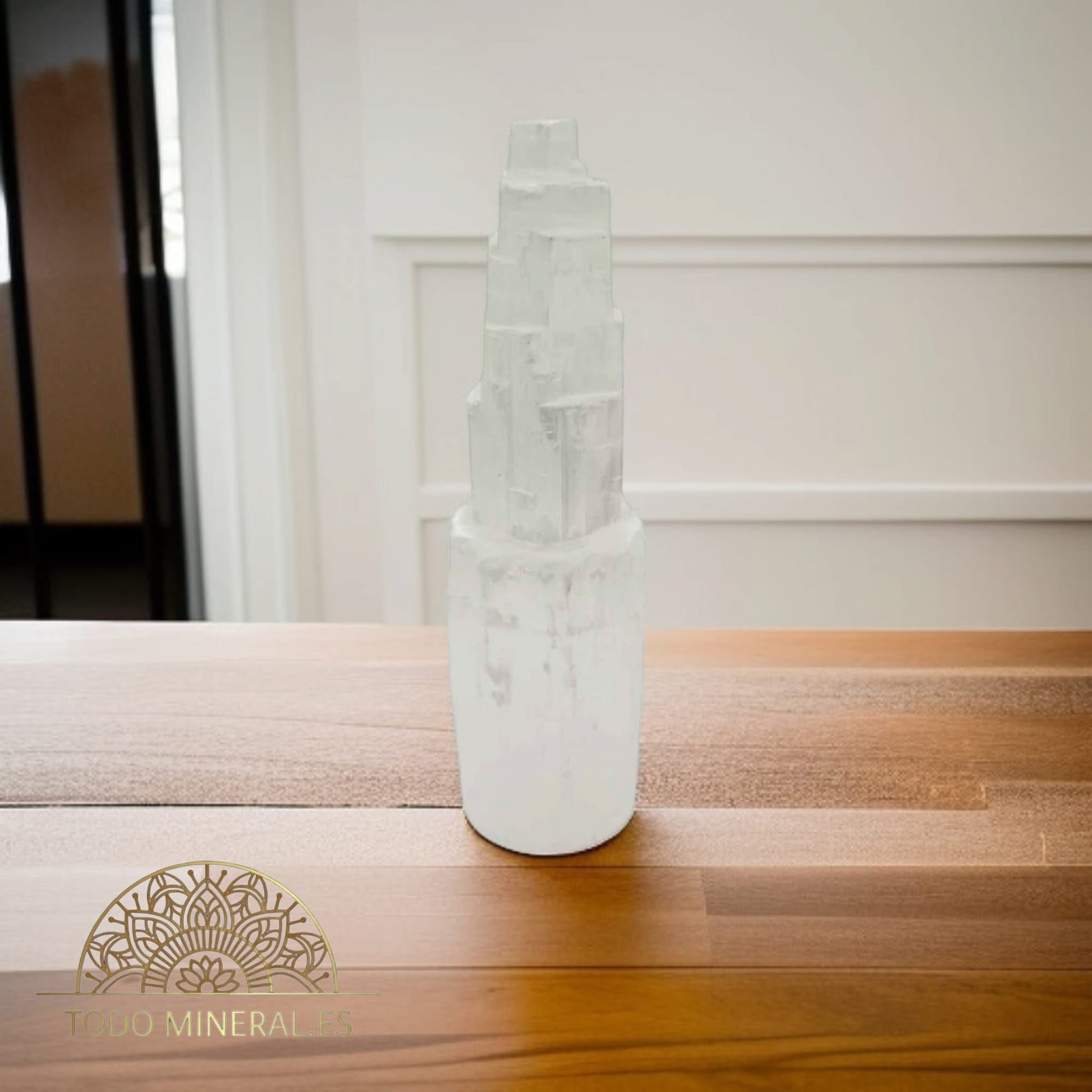 Monolito Selenita 15 Cms Para Limpieza Energética TODOMINERAL