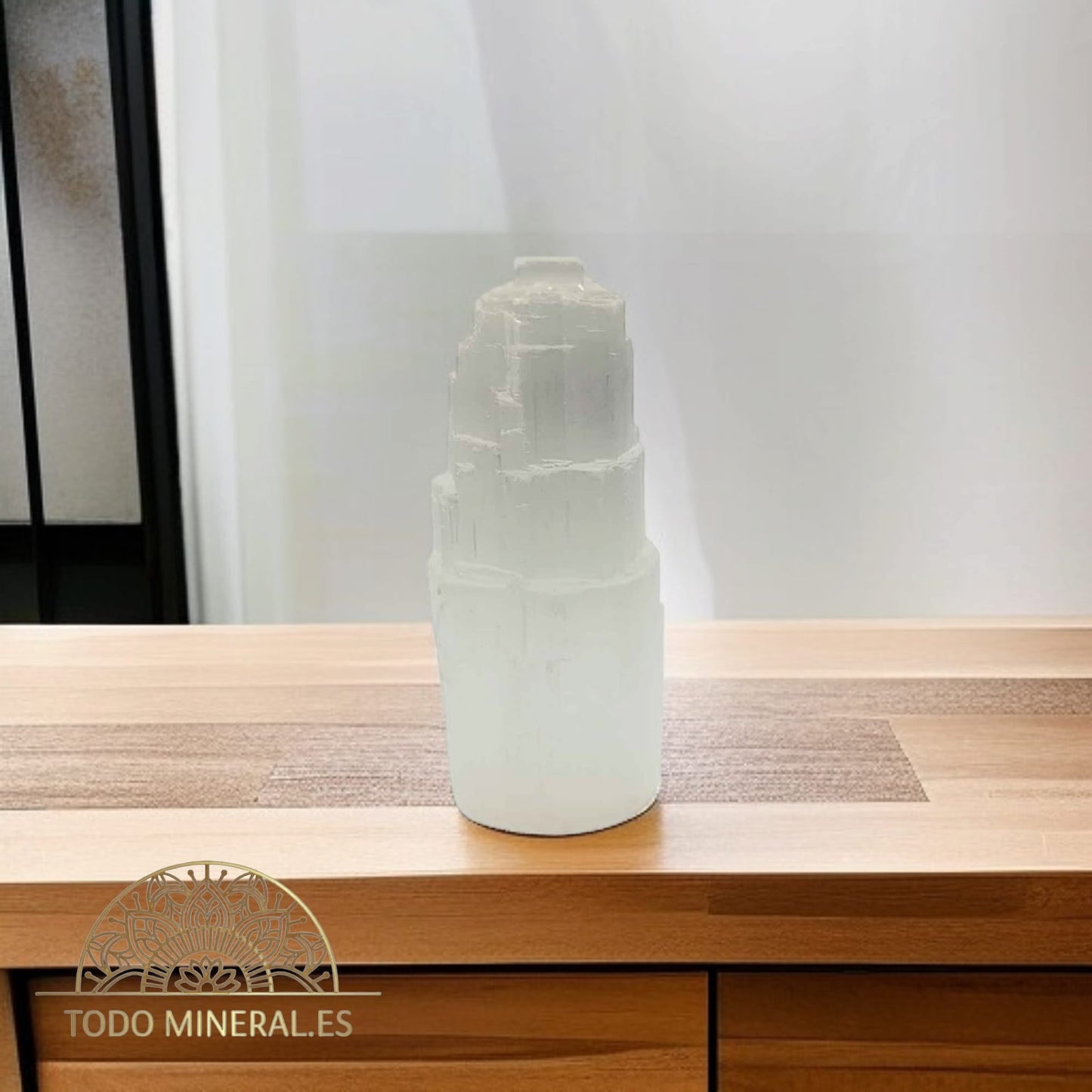 Monolito Selenita 10 Cms Para Limpieza Energética TODOMINERAL