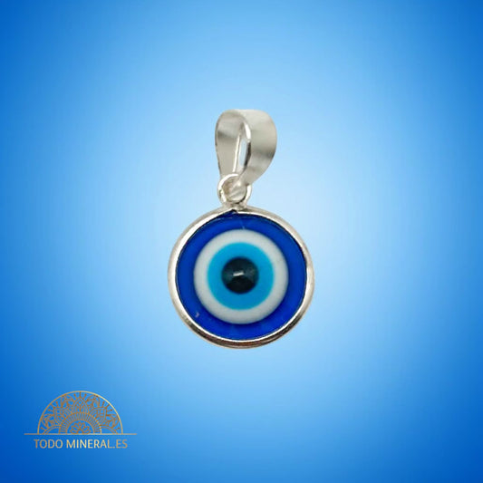 Colgante Plata 925 Ojo Turco 12 mm TODOMINERAL