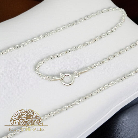 Cadena Plata 925 40 Cms Eslabones 2x1 mm KR27 39664-40 TODOMINERAL