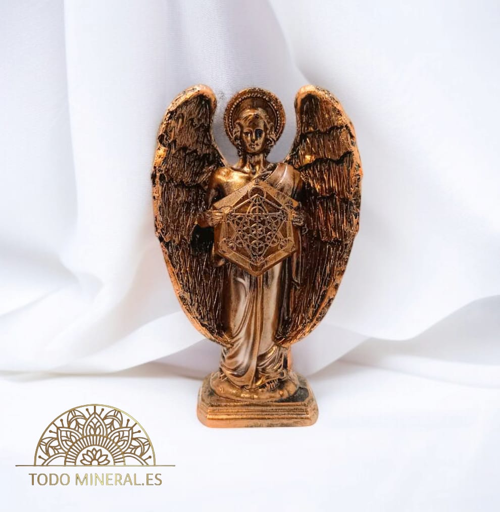 Figura Diosa Metatrón En Resina Color Bronce 15 Cms 600102753 TODOMINERAL