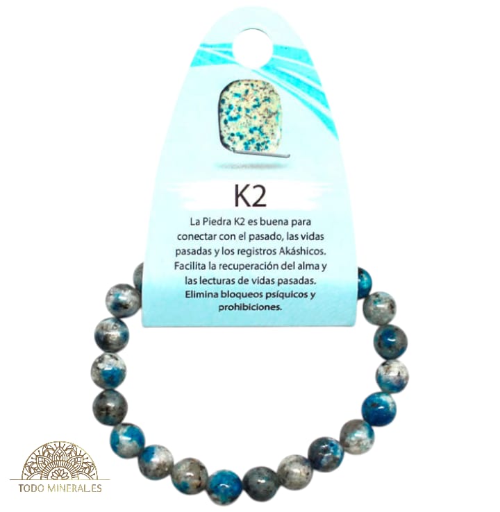Pulsera Piedra K2 Natural 8 mm 60595 PULSERAS MINERALES