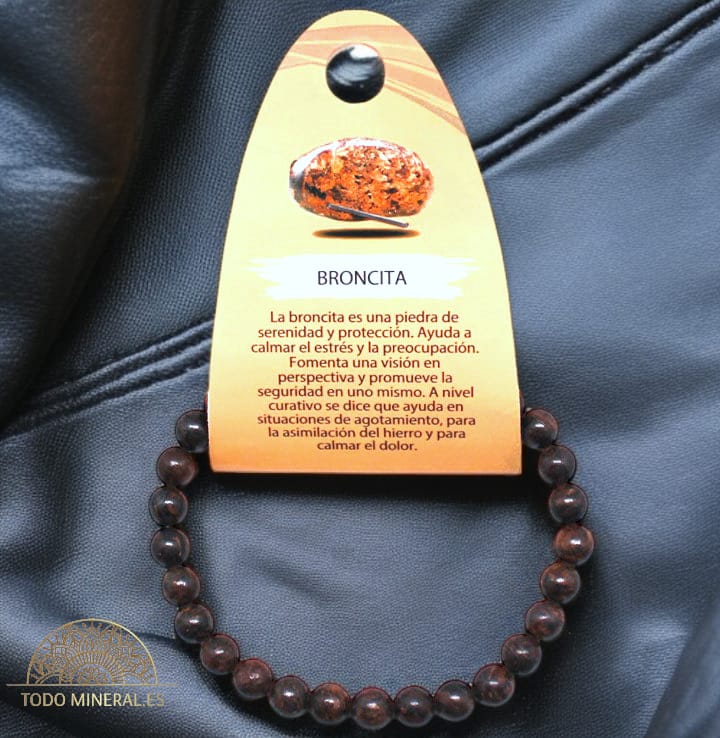 Pulsera Piedra Ojo De Broncita 6 mm 60984 TODOMINERAL