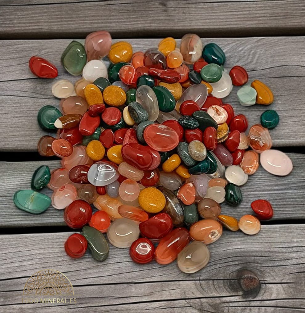 100 Gramos Chips Piedra Naturales Mix 2-5 mm 111401053-00 TODOMINERAL