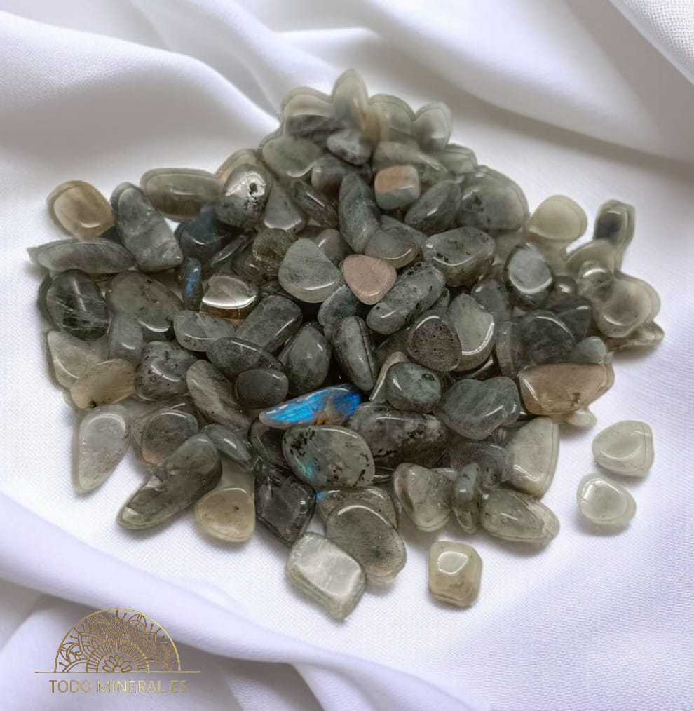 100 Gramos Chips Piedra Natural Labradorita 2-5 mm 111401053-22 TODOMINERAL