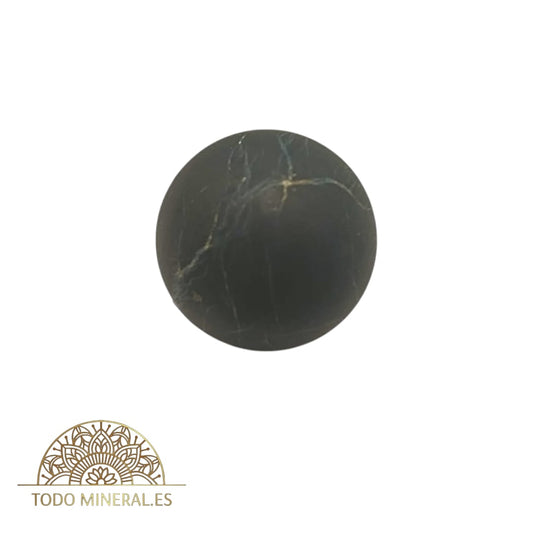 Esfera Shungita Natural  3 Cms Con Peana De Madera ESFERA MINERAL