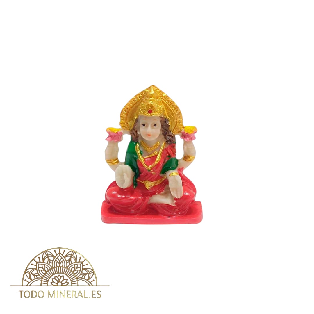 Figura Laxmi En Resina 6 Cms Aprox Color TODOMINERAL